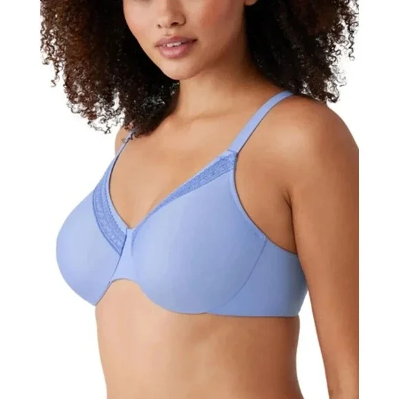 Wacoal Perfect Primer Underwireire Bra 8 Blue Hydra 42D - Picture 1 of 1